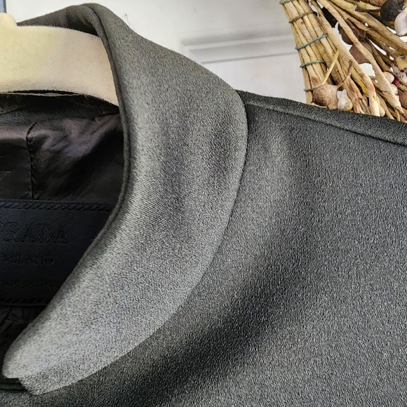 PRADA Women’s Vintage Blazer Black Size 40 - Picture 9 of 11